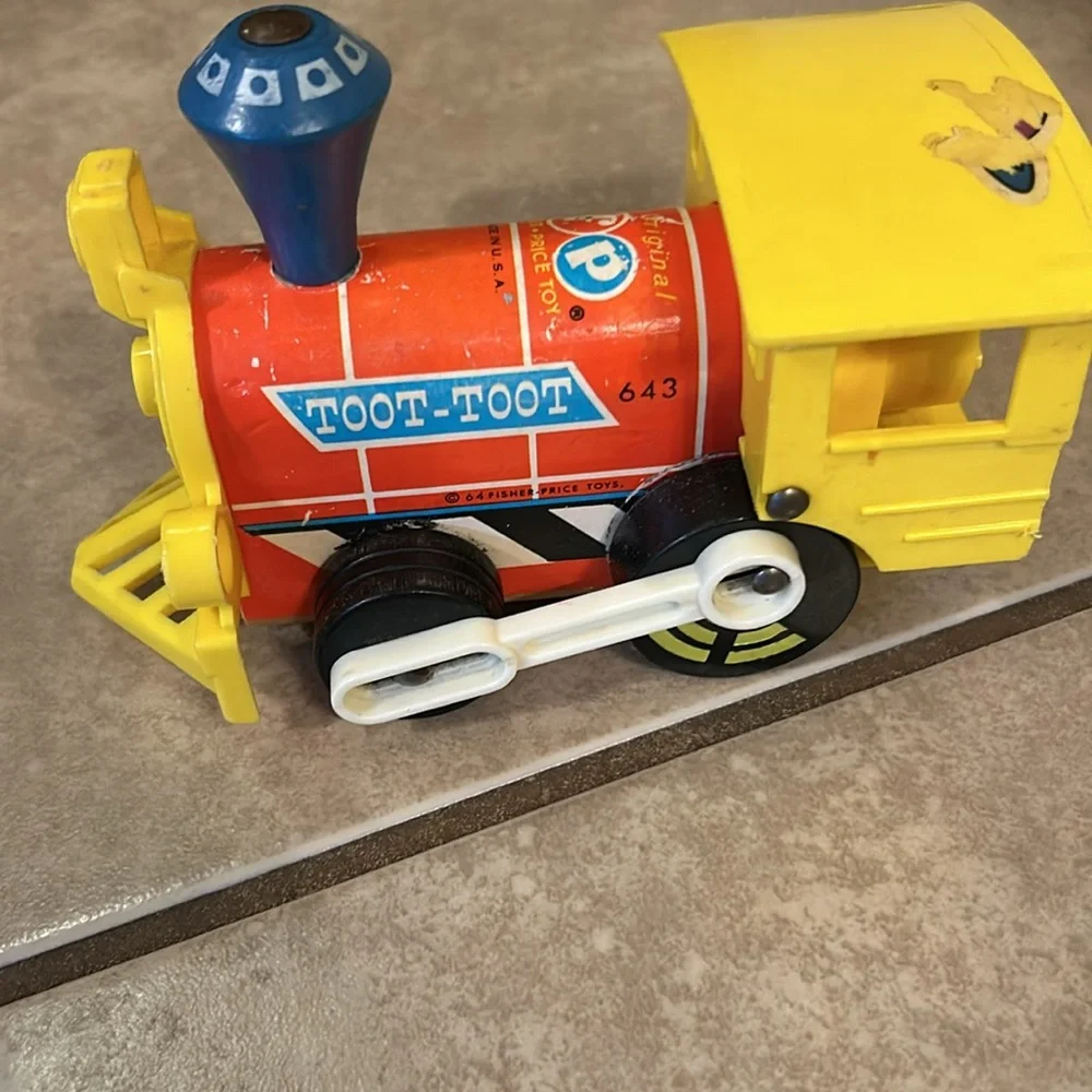 Vintage fisher price train toot-toot